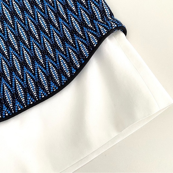 Maje Blue Loco Jacquard Sleeveless Top and Shorts 2 Pieces Set - Picture 10 of 16